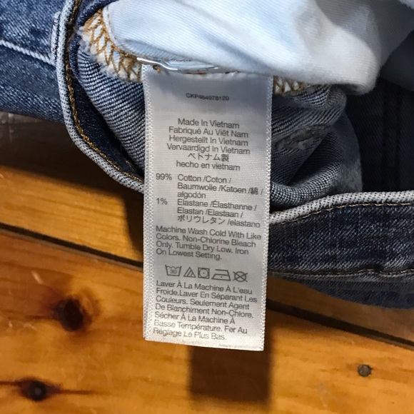 Madewell Women's Cali Demi-Boot Straight Leg Blue Jeans, Size 25 - Picture 7 of 7